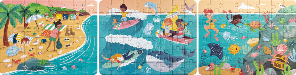 Hape Puzzle - Priatelia oceánu